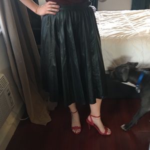 Zara Leather Skirt